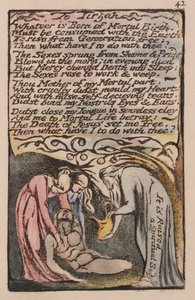 Liederen van Onschuld en Ervaring, Plaat 42 door William Blake